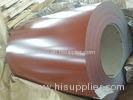 Iron Red Color Coated Galvanized Steel Coil For Agricultural Warehouse