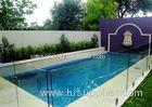 Brown 10mm Frameless Swimming Pool Glass Fence With Thermal Resistant