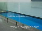 Crystal Base Swimming Pool Fence Glass With Polished Edge