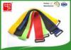 Custom logo printing loop and hook straps yellow color use for clearing mess