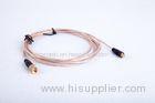 SMA Male To MCX Male Extension RG 178 RF Cable Assembly Custom Made