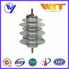 15KV Polymer Metal Oxide Gapless Surge Arrester Gray Color with KEMA