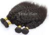 Fashionable Kinky Straight Peruvian Human Hair Weave for Black Women