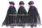 Full Cuticles Kinky Curly Brazilian Hair Extensions For Black Women
