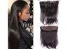 13'' X 4'' Ear To Ear Lace Frontal Closure Virgin Hair / Silky Straight Human Hair