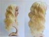 20 Inch Blonde Glueless Lace Front Human Hair Wigs With Body Wave