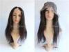 Tangle Free Human Hair Glueless Full Lace Wigs / Straight Remy Hair Weave