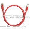 6 Inch Cat5e Patch Cables UTP Copper Pass Fluke Red For Computer