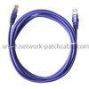 PVC / LSZH 4 Pair Network Cable Cat6 Shielded Patch Cable For Ethernet Cabling