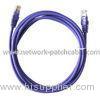 PVC / LSZH 4 Pair Network Cable Cat6 Shielded Patch Cable For Ethernet Cabling