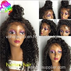 Malaysia Human Hair Lace Front Wig Curly