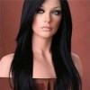 Malaysia Human Hair Full Lace Wig Silky Straight