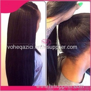 Brazilian Human Hair Full Lace Wig Silky Straight