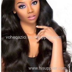 Peruvian Human Hair Full Lace Wig Body Wave