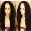 Indian Human Hair Lace Front Wig Jerry Curly