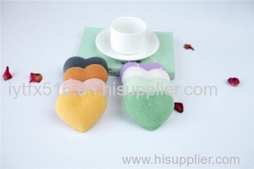 Heart Shaped Kongjac Sponge