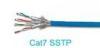 Ethernet SSTP Each Pair Shielded Cat7 Network Cable Copper Pass Fluke Blue