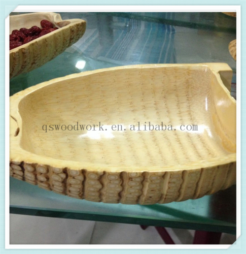 Fruit plate fruit tray fruit bowl compote bamboo fruit bowl wood fruit tray bamboo fruit tray