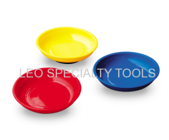 6'' Diameter x 1'' Depth Multi Color Magnetic Parts Bowl