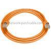 Video System Orange Utp Cat 5E Patch Cord Rj45 Category 5E Ethernet Cable