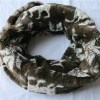 Printed Faux Fur Scarf