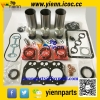 Yanmar 3TNA72 Piston and piston ring cylinder liner Full Gasket kit for yanmar 3TNA72-U3C 3TNA72L diesel engine repair p