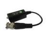 Black AHD Camera CCTV Accessories Passive Video Balun with Power