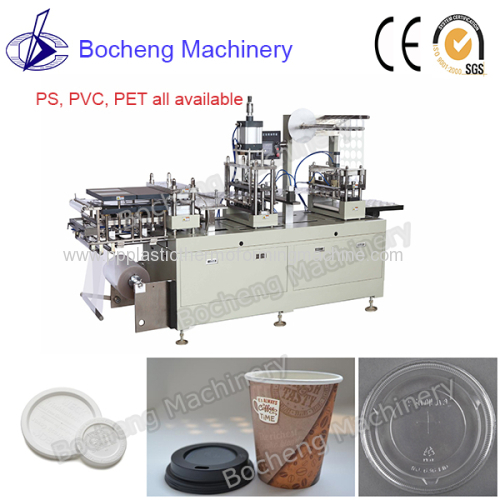 Low Consumption Plastic Cup Lid Cover Thermoforming Machine with CE Standard