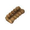 2 Row Hand Held Muscle Body Wooden Roller Massager 17X8X4.5 cm