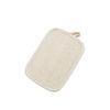 Rectangle Natural Loofah Body Scrubber Pad With Elastic Belt