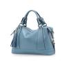 Womens Satchel Pebbled Leather Swagger Carryall Purse Handbag