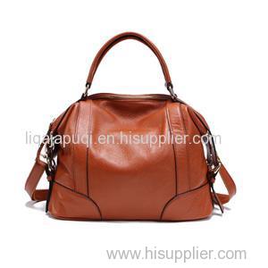 Women's Large Soft Leather Carryall Leather Handbag