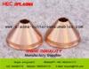 Metal Plasma Torch Consumables / Shield Cap Esab Spare Parts