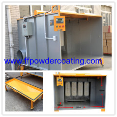 cartridge spray powder coating booth