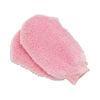 Light Pink Body Scrubbing Gloves Exfoliating Shower Mitt With Elasticity