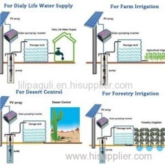 Solar Powered Submersible Water Pump