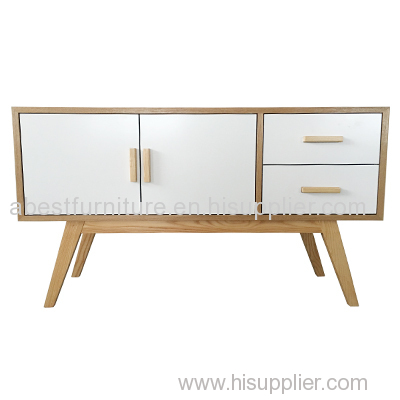 White wood dining room setting the Henrik sideboard