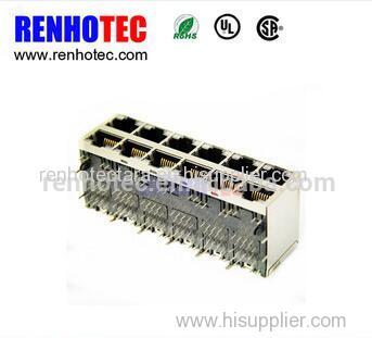 2x6 12P8C rj45 multi socket