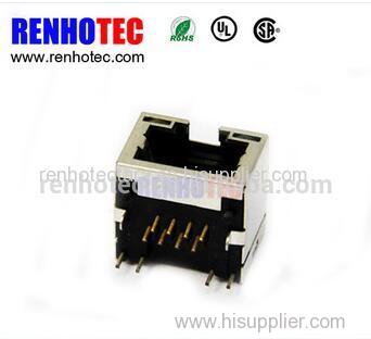 cat5e single port rj45 socket module with 12 pcb pinouts