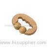 Two Rollers Small Wooden Roller Massager Convenient For Body Care