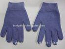 Youth Spa Gel Filled Blue Cotton Gloves For Moisturizing Hands