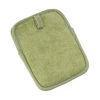 Green Bamboofiber Hang Pad Bath Body Scrubber For Shower 16x11 cm