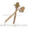 Wood Detachable Handle Bath Scrub Brush Massager 41cm Length