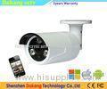 Network Bullet WDR IP Camera H.264 3.6mm Mega Lens With Array Led