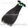Natural Black Malaysian Human Hair Extensions / Beauty Straight Remy Hair