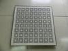 15% Rate Air Flow Panel Perforated Raised Floor Tiles SGS Standard 600 X 600 mm