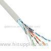 Grey High Speed Cat5e FTP Cable 24AWG Aluminum Foil Shield