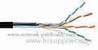 LSZH Gigabit Ethernet Cat5e FTP Cable 0.5mm Solid TC or Solid BC