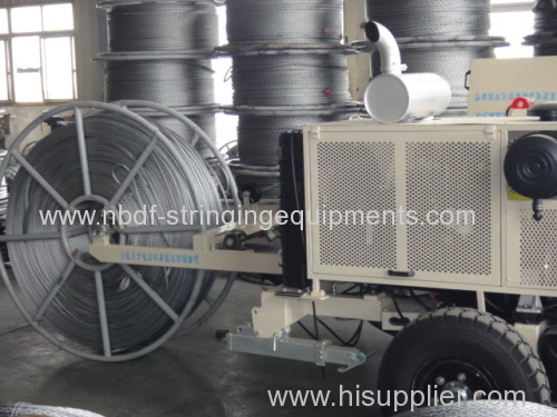 22 Ton Hydraulic Puller Machine for 6 bundled conductor stringing equipment