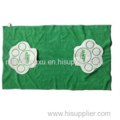 Dogfoot Prints Drying Towel With 2 Pockets Embroidery